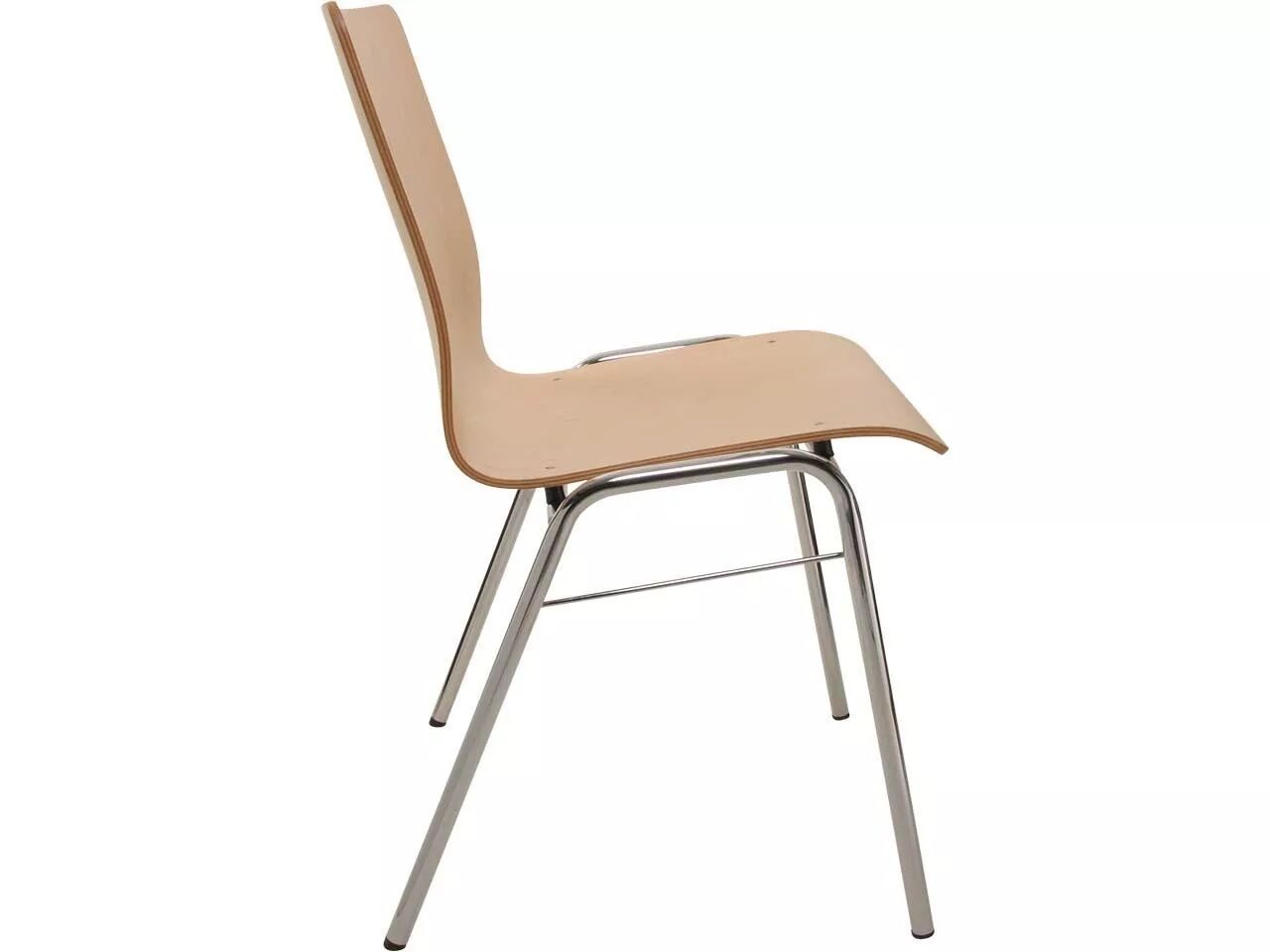 Chaise visiteur en h&ecirc;tre