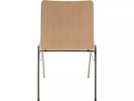 Chaise visiteur en h&ecirc;tre