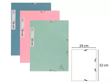 Chemise trois rabats avec élastique Exacompta « AutentiK »