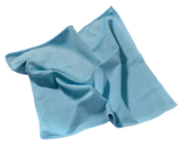 Chiffon microfibre sp�cial vitre, 40x40 cm, bleu