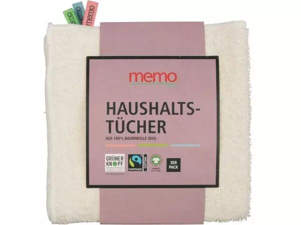 Chiffons de m�nage en coton bio
