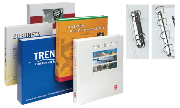 Classeur 2 anneaux personnalis� quadri.