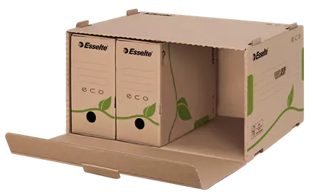 Conteneur Esselte Eco, 100% recycl�, pour archives ou classeurs