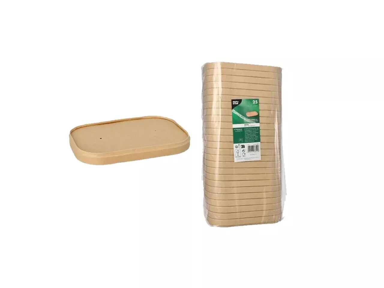 Couvercle barquette Papstar