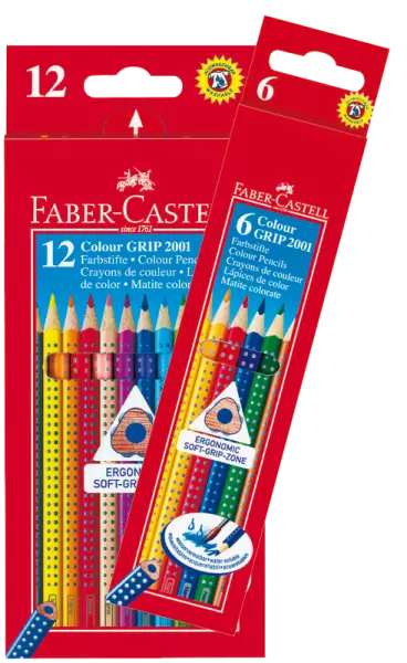 Crayons de couleur Faber-Castell Grip 2001