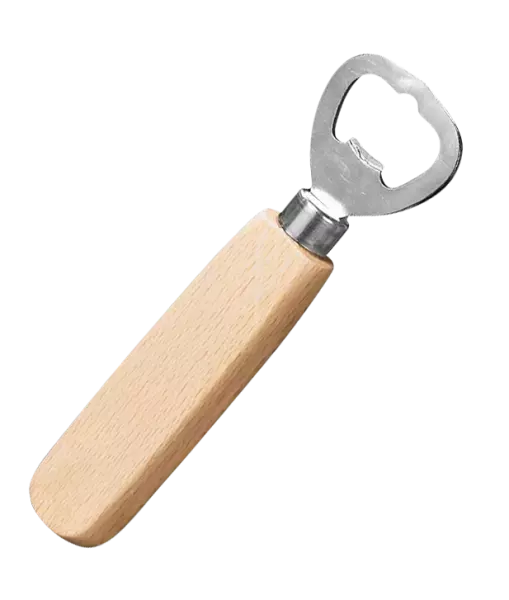 D�capsuleur bois et acier personnaliser
