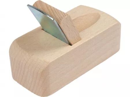 D&eacute;capsuleur en forme de rabot en bois de h&ecirc;tre, &agrave; personnaliser