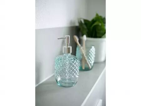 Distributeur de savon liquide en verre recyclé