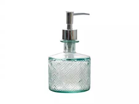 Distributeur de savon liquide en verre recyclé