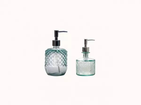 Distributeur de savon liquide en verre recycl�