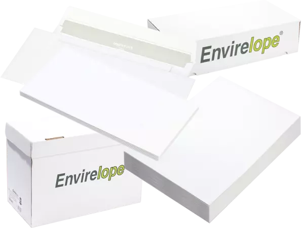 Enveloppes Envirelope, adhes.+ bde protect