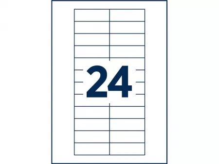 Étiquette Avery \ Polar20\  pour badge nominatif