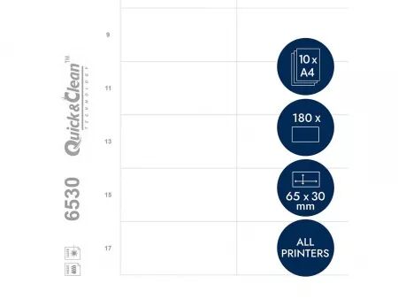 Étiquette Avery \ Polar20\  pour badge nominatif