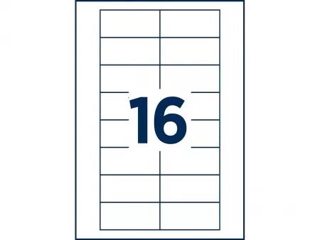 Étiquette Avery \ Polar20\  pour badge nominatif