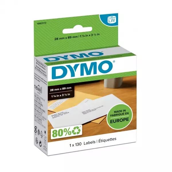 Etiquette permanente pour imprimante Dymo LabelWriter