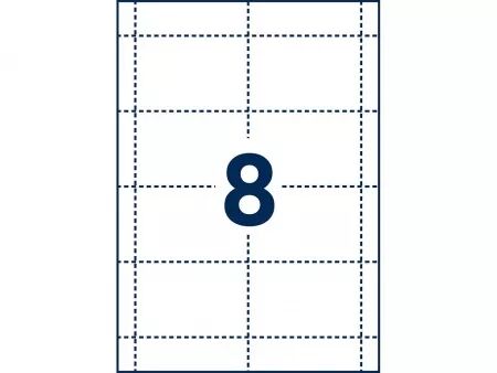 Étiquettes porte-badge Avery avec microperforation