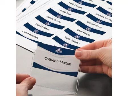 Étiquettes porte-badge Avery avec microperforation