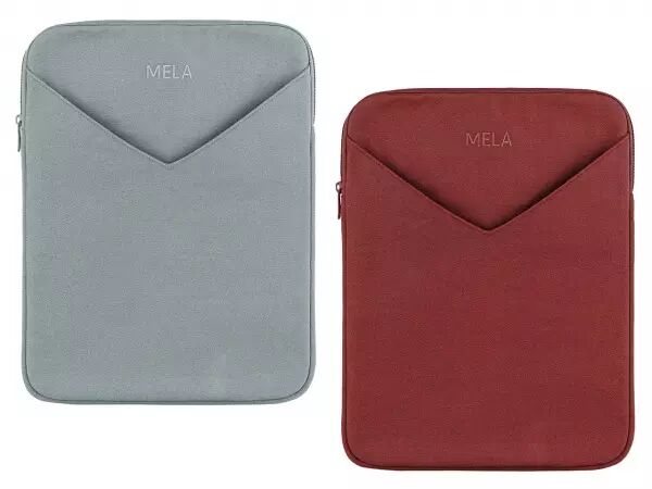 �tui coton bio pour ordinateur portable \ SUMIT 15\ , gris bleu