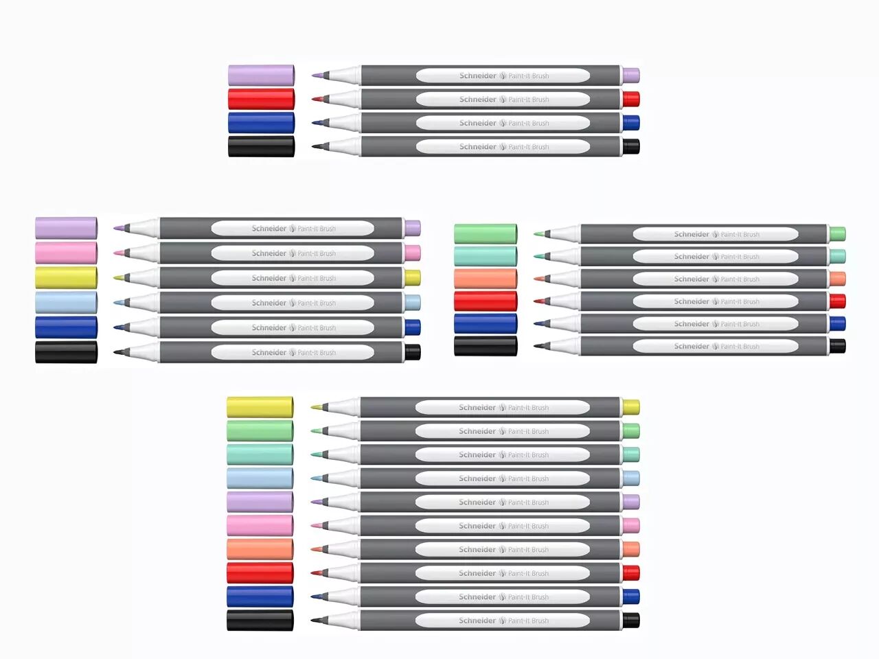 Feutres pinceaux Schneider Paint-It