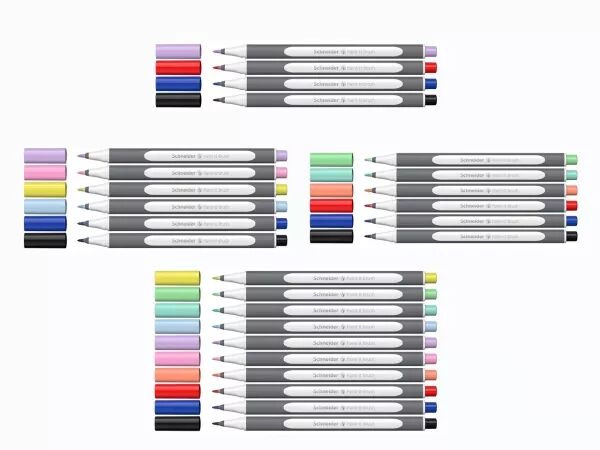 Feutres pinceaux Schneider Paint-It