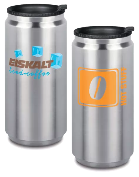 Gourde isotherme CAN acier inox 18/8, 33cl