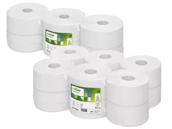 Grands rouleaux papier toilette recycl� Comfort