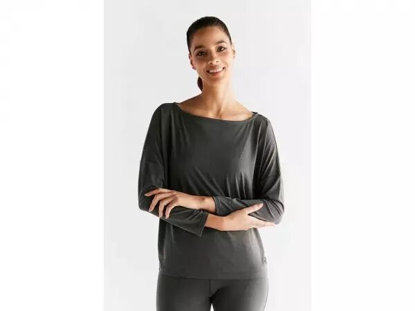 Haut yoga d�collet� pour femmes coton bio, taille XL