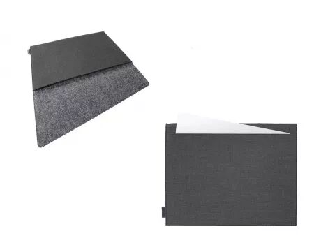 Housse de protection tablette 100% RPET, gris