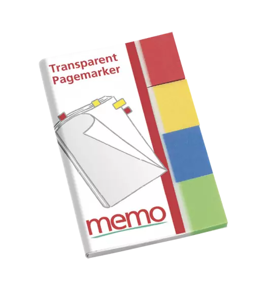 Index repositionnables \ TRANSPARENT\ , 4x40 notes FSC