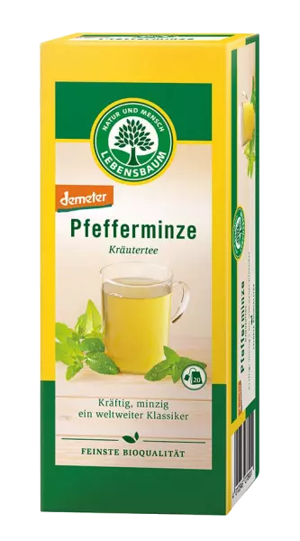 Infusion bio Menthe poivr�e, 20 sachets de 1,5 g