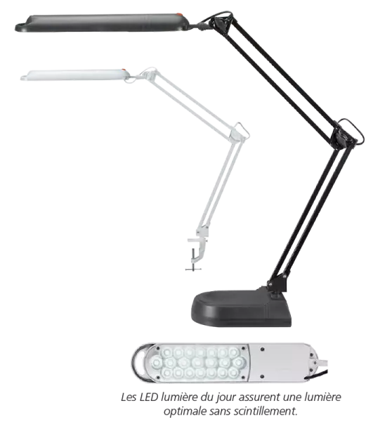 Lampe de bureau bras articul� MAUL