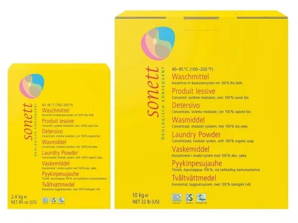 Lessive en poudre concentr�e, Sonett