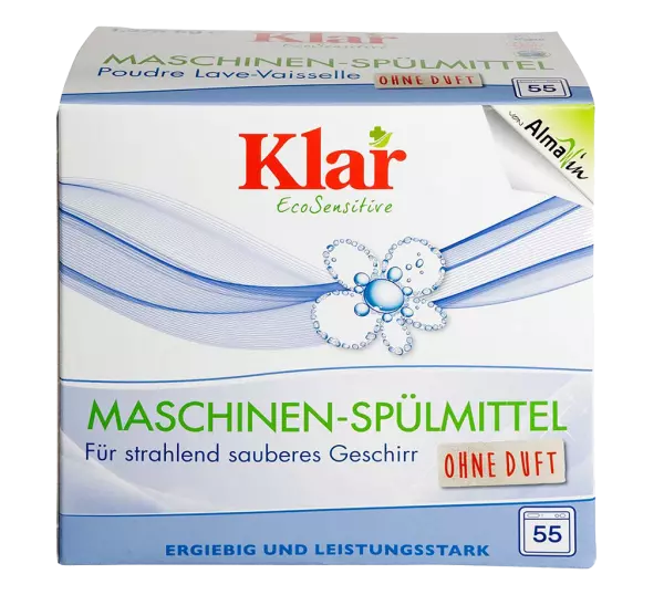 Lessive lave-vaisselle poudre Klar EcoSensitive 1,375 kg