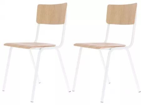 Lot de 2 chaises visiteurs
