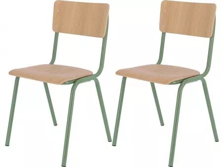Lot de 2 chaises visiteurs