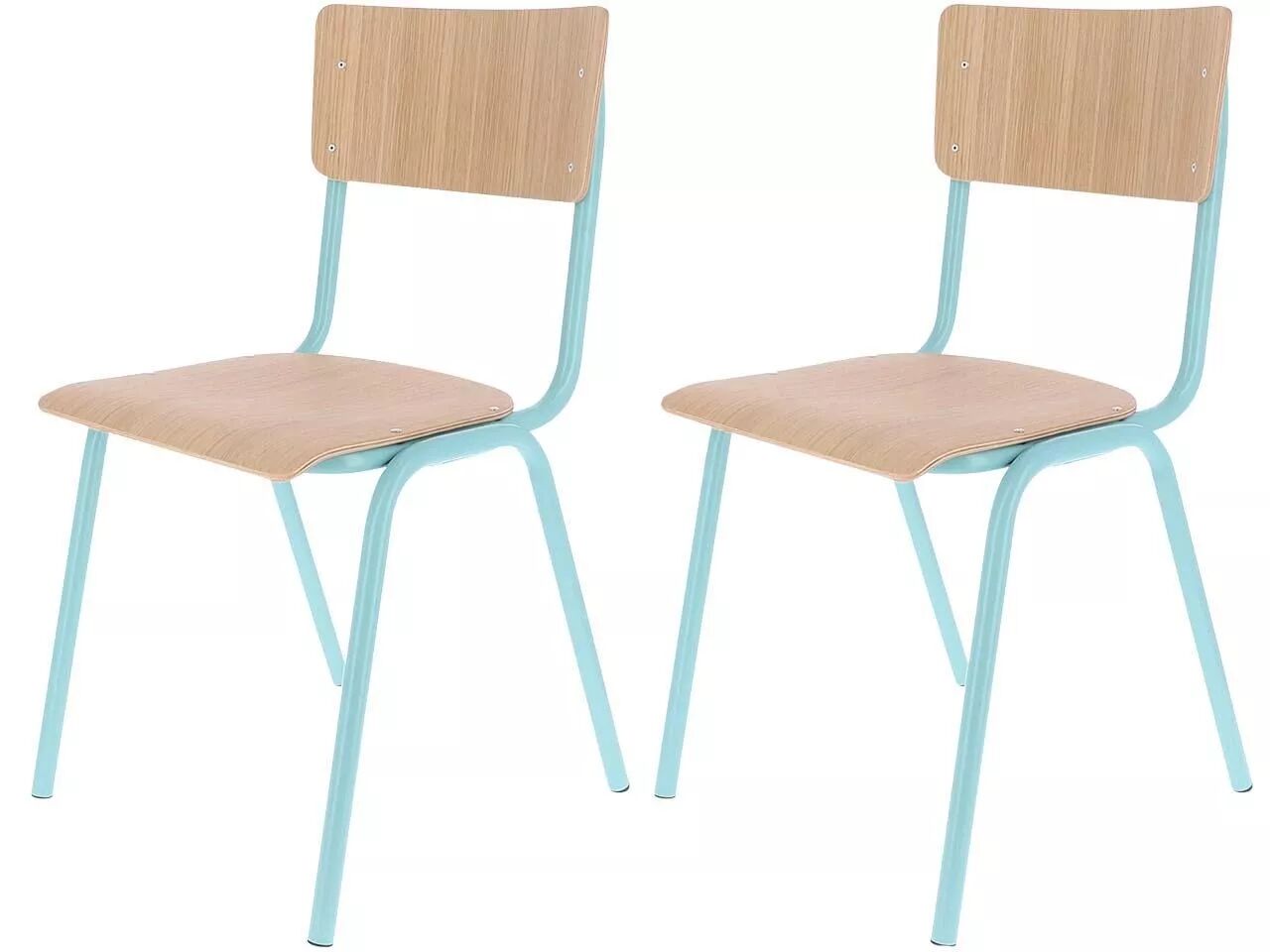 Lot de 2 chaises visiteurs