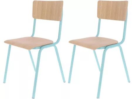 Lot de 2 chaises visiteurs
