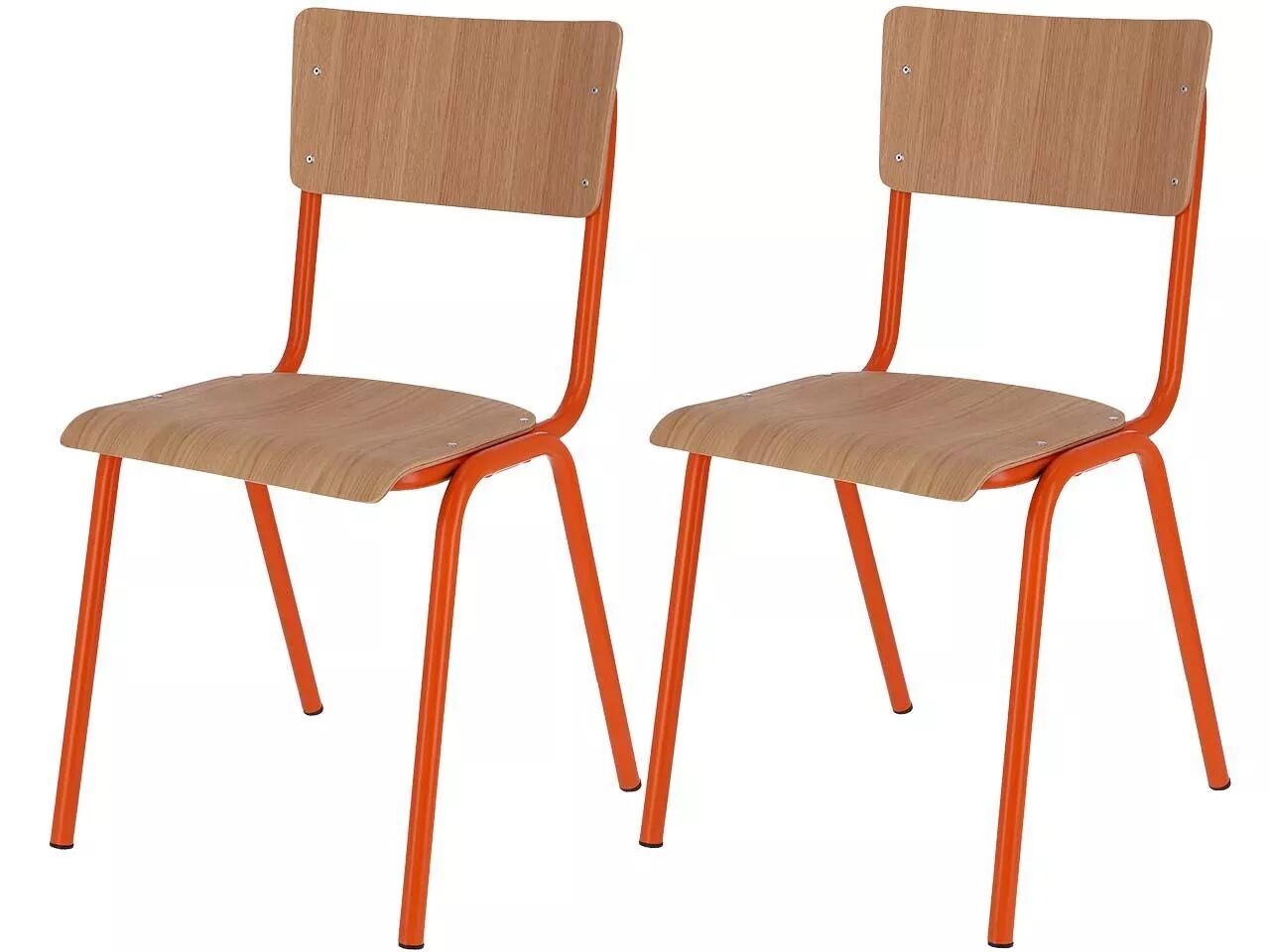 Lot de 2 chaises visiteurs
