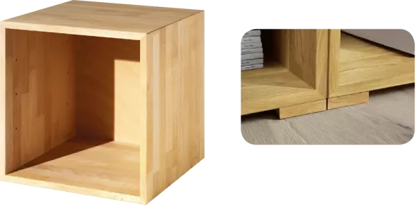 Lot de 4 pieds pour cube OneBox