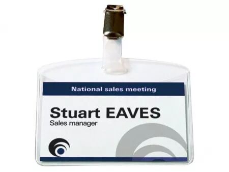 Lot de badges individuels nominatifs Avery