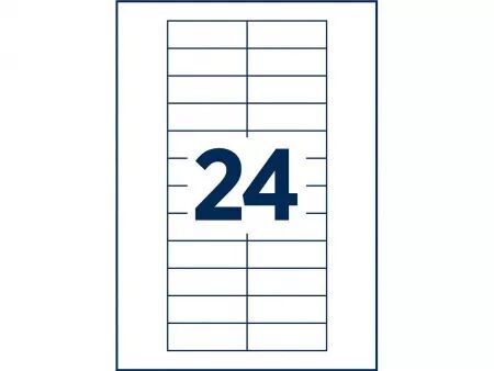 Lot de Badges nominatifs Avery \ Polar20\  avec aimant, 68 x 22 mm