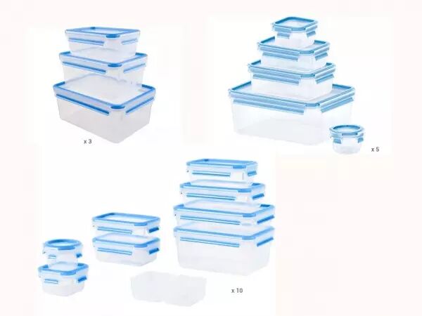 Lot de bo�tes de conservation EMSA � Clip & Close �