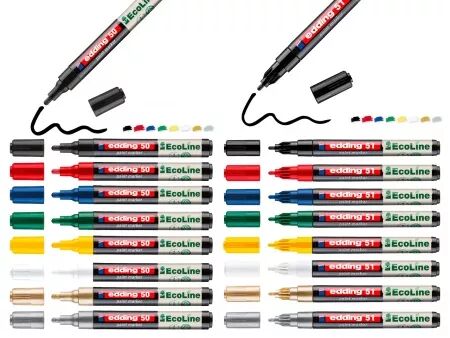 Marqueur peinture Edding EcoLine, 50 et 51