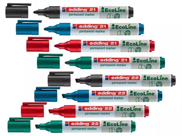 Marqueur permanent �cologique edding 21/22 � ecoline �