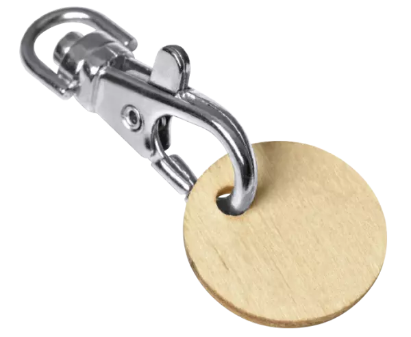 Mousqueton m�tal pour jeton chariot