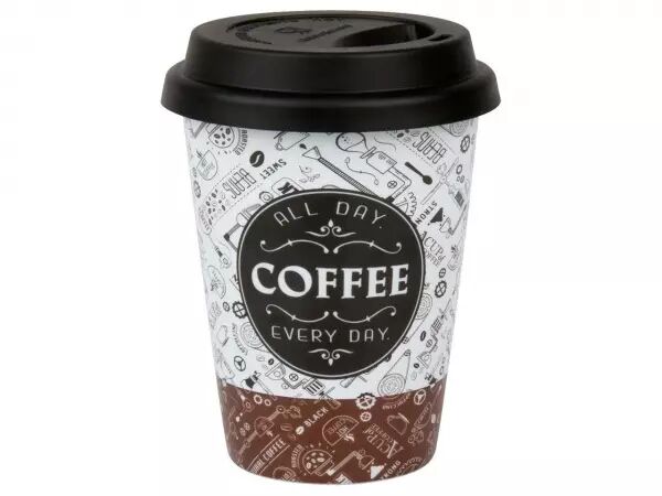 Mug en porcelaine avec couvercle