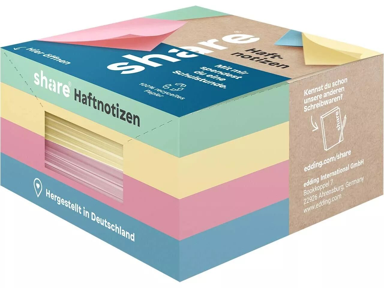 Notes repositionnables, share