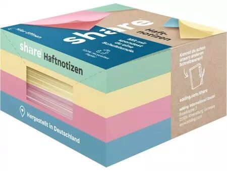 Notes repositionnables, share