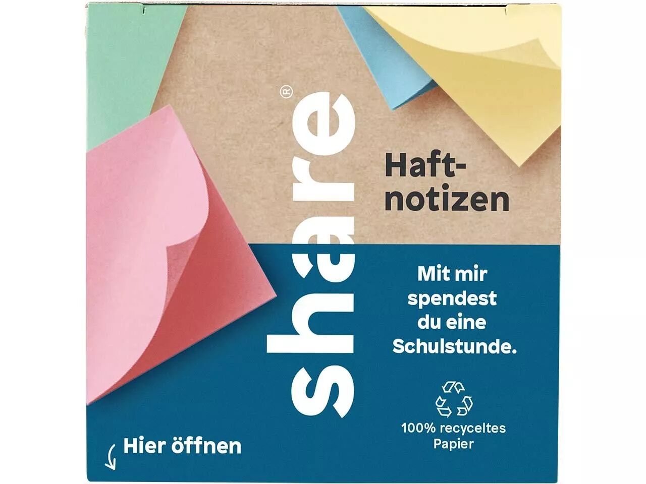 Notes repositionnables, share