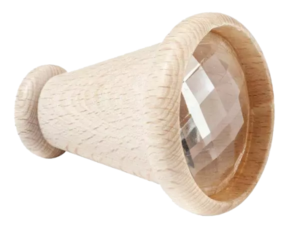 Oeil de mouche en bois, naturel